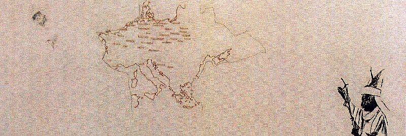 Walter Goldfarb, Kal Nidre
1998, Mixed media on canvas