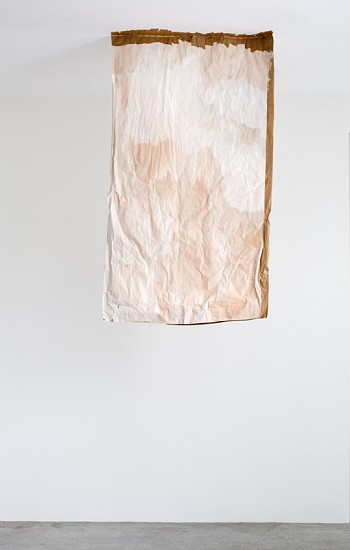 Karla Black, Pleasers Popularise
2007, Brown paper, glue, paint, tape