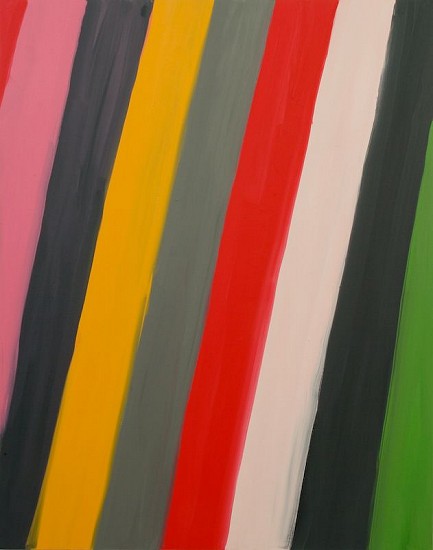 Ann Craven, Untitled (Stripe-Bleeding Heart)
2010, Oil on canvas