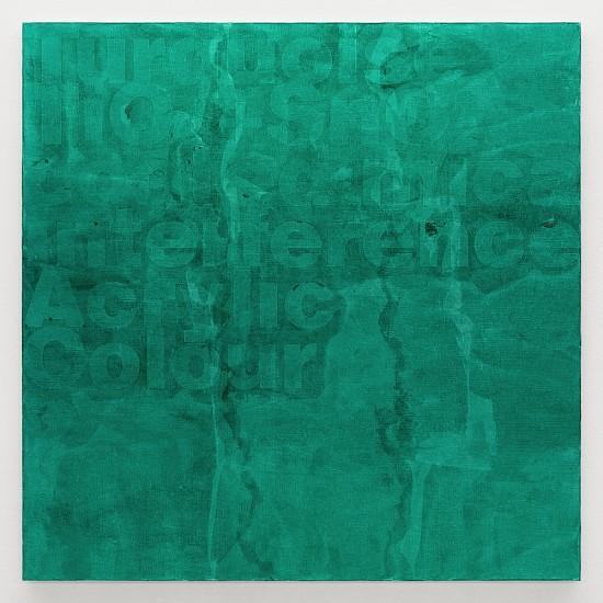 Heimo Zobernig, Untitled
2014, Acrylic on canvas